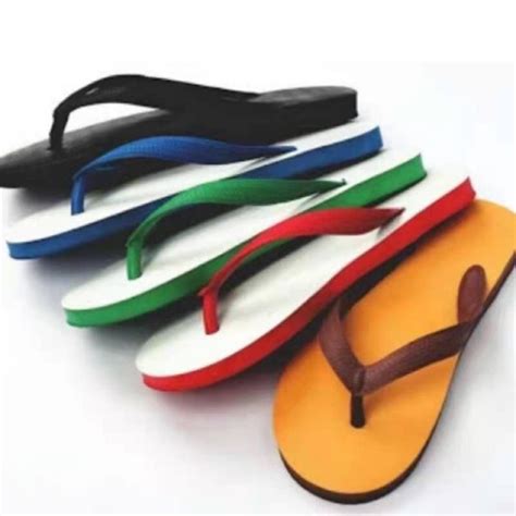 Flip Flops♀۩Thai classic slippers natural rubber slippers for men ...