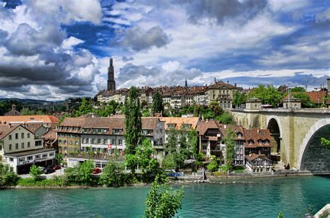 Bern, the capital of Switzerland. Processed using Photoshop CS6, DXO ...