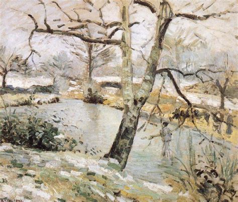 Edouard Vuillard Museum: Winter scenery Camille Pissarro