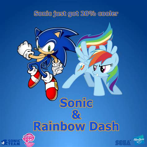 Sonic and Rainbow Dash by Nightfire3024 on DeviantArt