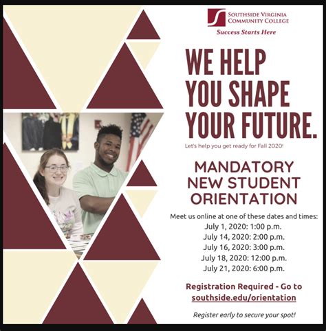 Register for New Student Orientation | Southside Virginia Community College