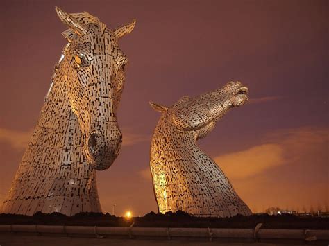 The Kelpies: Scotland’s 100 ft Horse-Head Sculptures » TwistedSifter