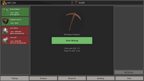 A Mining Game on Steam