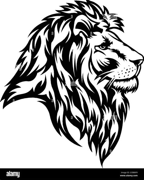 Vector illustration of lion head Stock Vector Image & Art - Alamy