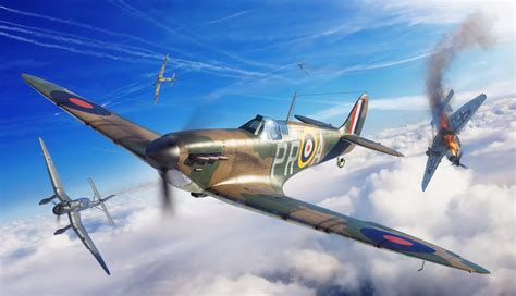 Download Warplane Military Supermarine Spitfire HD Wallpaper