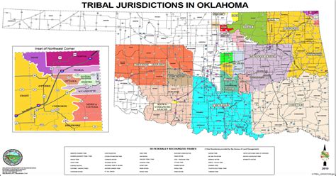 Oklahoma Tribal Jurisdictional Map : IndianCountry