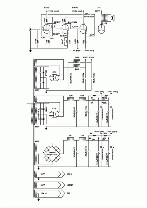 211 Tube Amplifier Schematic