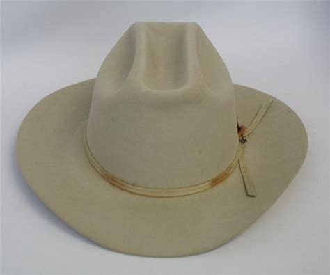 VINTAGE SILVER BELLY STETSON COWBOY HAT