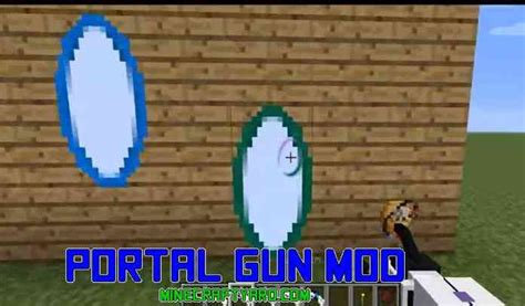 Portal Gun 1.17.1/1.16.5/1.15.2/1.14.4/1.12.2 Minecraft Mod Download