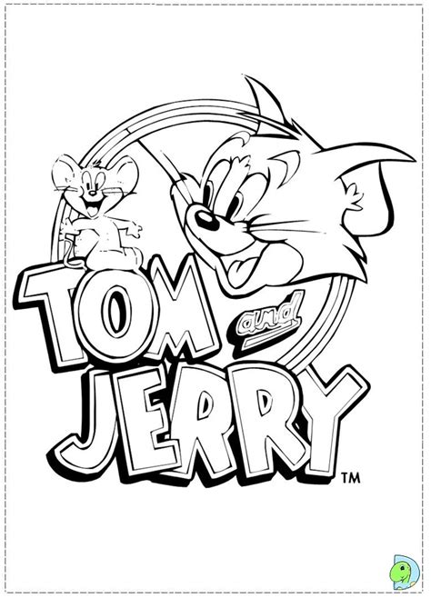 Tom & Jerry coloring page - DinoKids.org