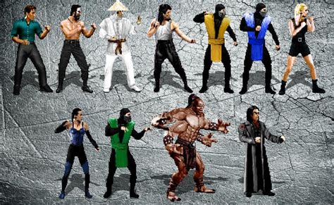 Mortal Kombat 1995 cast as game sprites art by @DeathColdUA : r/MortalKombat