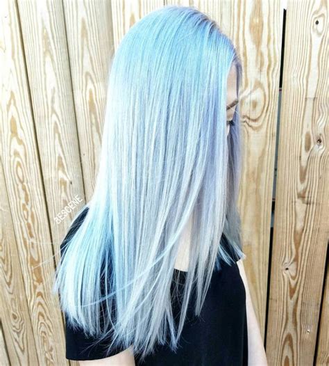 pale blue hair | Hair color blue, Light blue hair, Ice blue hair