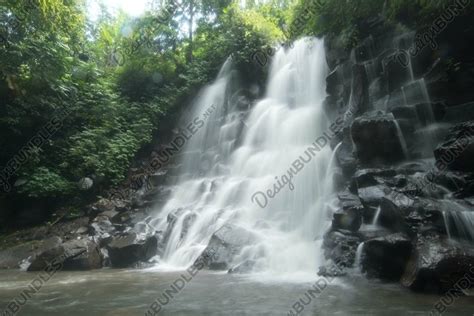 Beautiful tropical waterfall. Bali,Indonesia. (1461607)