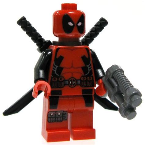 LEGO Minifigure - Marvel Super Heroes - DEADPOOL with 2 Swords & Pistol (Mint): Sell2BBNovelties ...