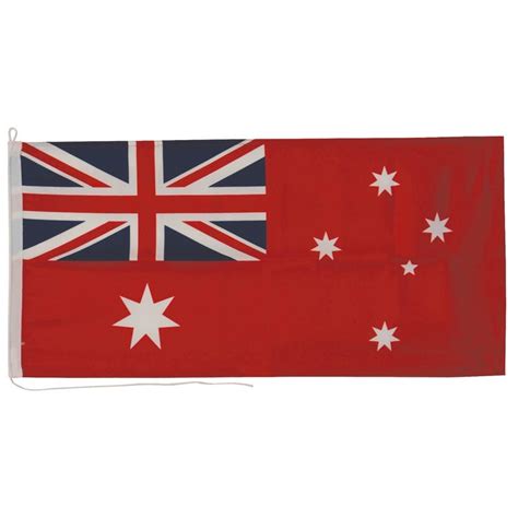 Australian Red Ensign Flag 600x1200mm, $39.95 | Whitworths Marine