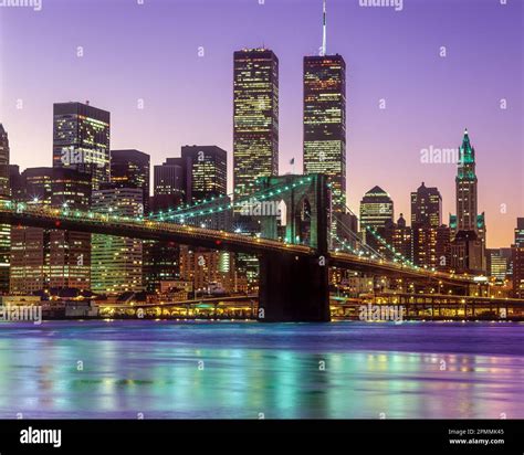 1998 HISTORICAL BROOKLYN BRIDGE (©J & W ROEBLING 1876) TWIN TOWERS ...