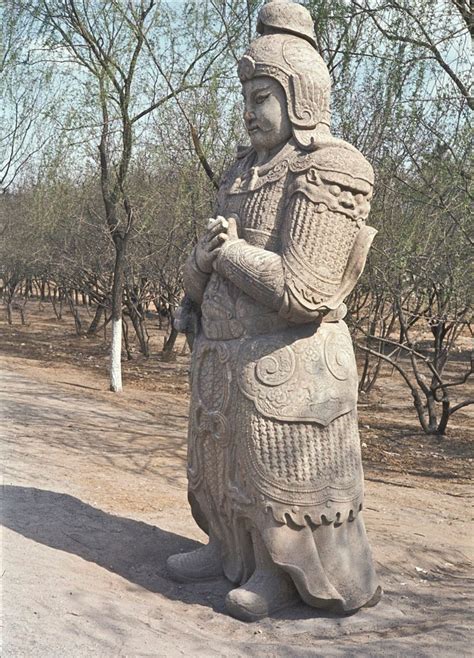 Ming Xiaoling Mausoleum of the Hongwu Emperor (r1368-98)Purple Mountain in Nanjing,southeast ...