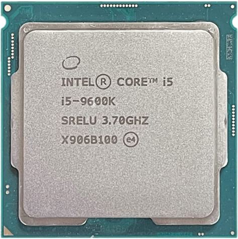 Amazon.com: Intel Core I5-9600K I5 9600K 3.7 GHz Six-Core Six-Thread ...