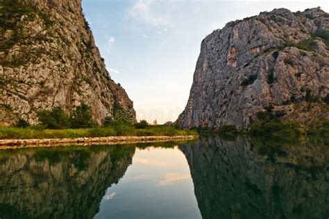 Canyon of Cetina River Near Omis Stock Photo - Image of dusk, park: 23171968