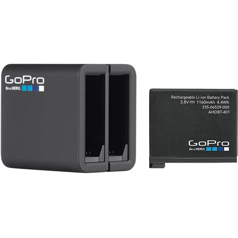 GoPro Dual Battery Charger with Battery for HERO4 AHBBP-401 B&H