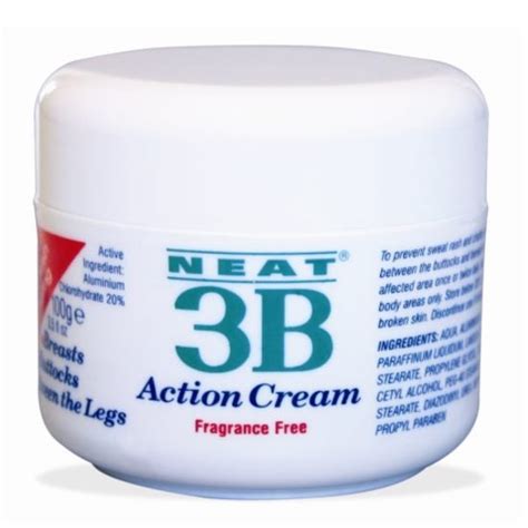 Neat 3B Action Cream 100g for Sweat Rash & Chafing | Trade Me