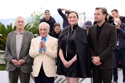 Robert De Niro, Martin Scorsese, Lily Gladstone & Leonardo DiCaprio ...