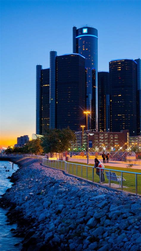 Detroit Skyline Wallpapers - Top Free Detroit Skyline Backgrounds - WallpaperAccess