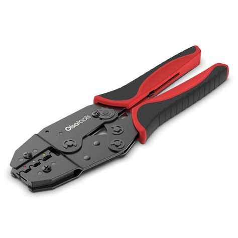 Buy Olsa Tools Ratcheting Wire Crimper | Crimp Tool for Wire Connectors, Butt Connectors, Spade ...