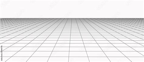 Abstract frame landscape. Vector perspective grid. 3d mesh Stock Vector ...