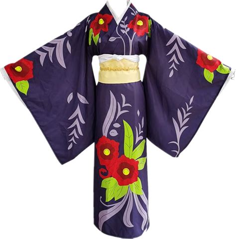 Amazon.com: Demon Slayer Tamayo Anime Cosplay Costume Japanese Kimono ...