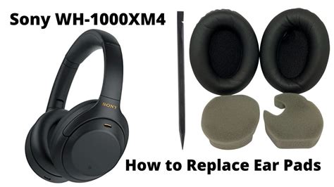 How to Replace Sony WH-1000XM4 Headphone Ear Pad Foam Muff Cushion Parts #righttorepair #howto # ...