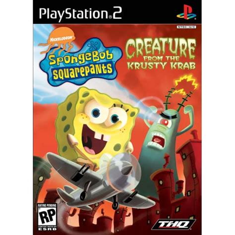 spongebob squarepants creature from the krusty krab - playstation 2 - Walmart.com