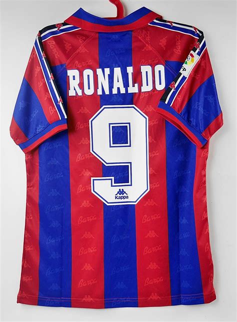 Barcelona Retro Shirt Ronaldo 1996-1997 Jersey Classic - Etsy