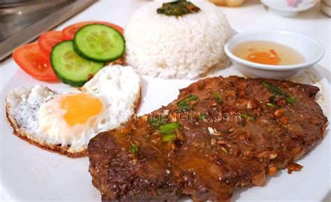 Com tam suon nuong (grilled pork chop with broken rice) | Pork chops ...