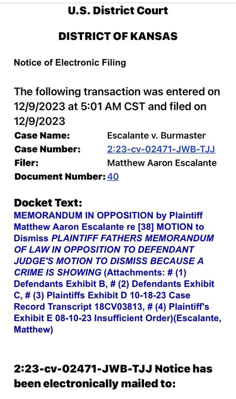 Johnson County Chief Judge & District Judge Under Criminal Claims ...