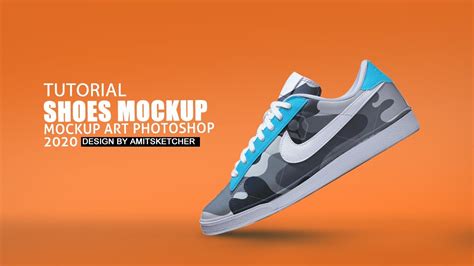 Shoe mockup Speed Art photoshop tutorial - YouTube