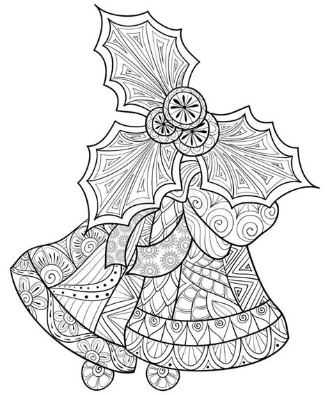 Christmas Sleigh Bells Coloring Pages