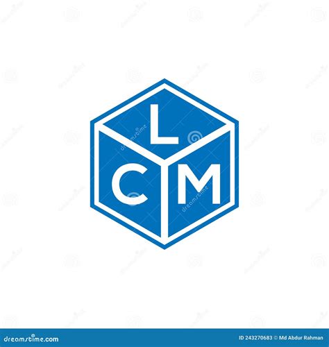 LCM Letter Logo Design on Black Background. LCM Creative Initials Letter Logo Concept Stock ...