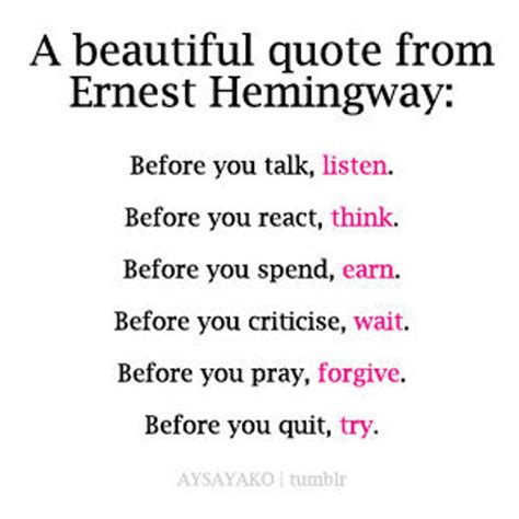 Ernest Hemingway Life Quotes. QuotesGram