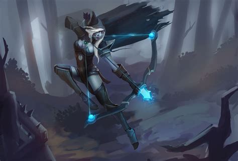 Drow ranger by VIZg on DeviantArt