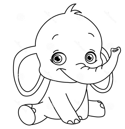 Baby Elephant Coloring Pages Coloring Pages