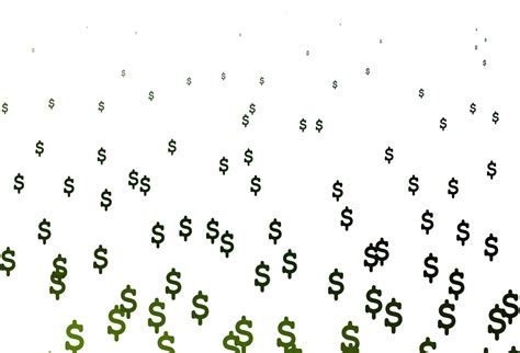 Dark Green vector background with Dollar. 12226843 Vector Art at Vecteezy