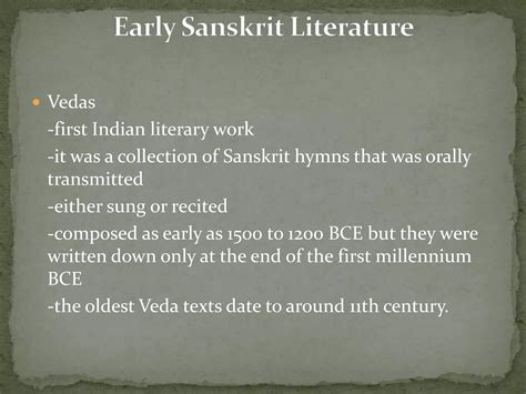 Indian Literature | PPT