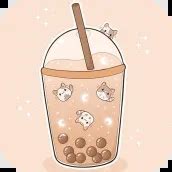 Download Aesthetic Boba Tea Wallpaper android on PC