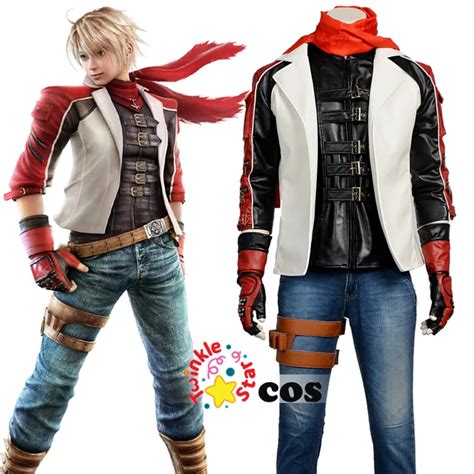 Halloween Costume for adult men Tekken cosplay costume Tekken leo ...