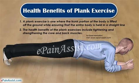 Health Benefits of Plank Exercise|Reverse & Side Planks Benefits | Plank workout, Plank benefits ...