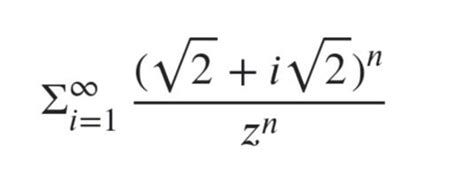 Find region of convergence of series : r/askmath