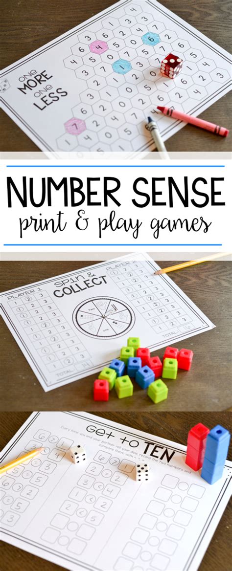 Susan Jones Teaching: Print and Play Number Sense Games