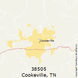 Cookeville (zip 38505), TN