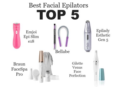 Best Facial Epilator: Top 5 For Use on Your Face (Specifically)